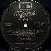 LP - C.C. Catch - Hear What I Say
