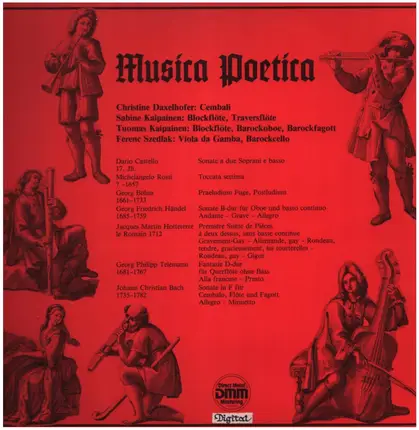 C.Daxelhofer, S.Kaipainen, F Szedlak a.o. - Musica Poetica