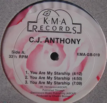 C.J. Anthony - You Are My Starship /She's Mine