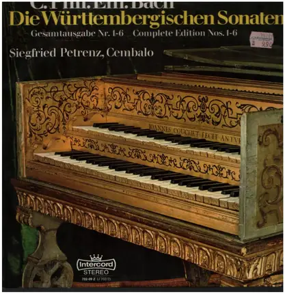 C.Phil.M.Bach / Siegfried Petrenz - Die Württembergischen Sonaten - Gesamtausgabe 1-6