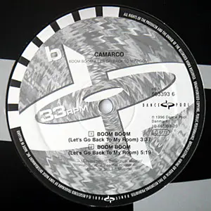 Camarco - Boom Boom (Let's Go Back To My Room)