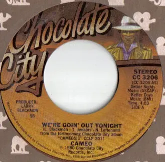 Cameo - We're Goin Out Tonight / On The One