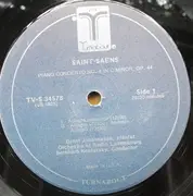 LP - Saint-Saëns - Piano Concerto No. 4 / Violin Concerto No. 3