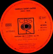LP - Camille Saint-Saëns - Eugene Ormandy , The Philadelphia Orchestra , E. Power Biggs - Sinfonie Nr.3 C-Moll Op. 78 (Orgelsinfonie)
