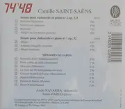 CD - Saint-Saëns - Les Deux Sonates Pour Violoncelle Et Piano Op. 123 & 32 / Mélodies Du Japon