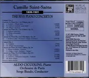 Double CD - Saint-Saëns - Les 5 Concertos Pour Piano