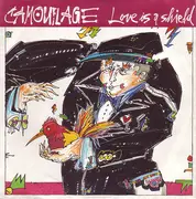 7inch Vinyl Single - Camouflage - Love Is A Shield / The Story Of The Falling Fighters