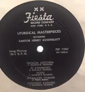 LP - Cantor Henry Rosenblatt - Liturgical Masterpieces