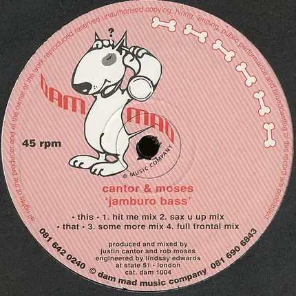 Cantor & Moses - Jamburo Bass