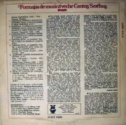 LP - Cantus Serenus - Formația De Muzică Veche Cantus Serenus