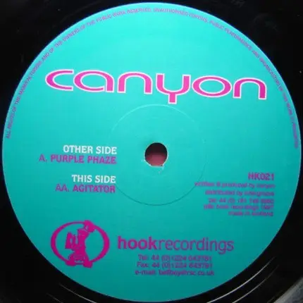 Canyon - Purple Phaze / Agitator