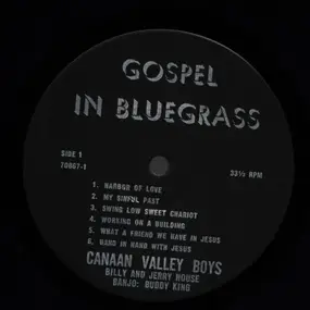 Canaan Valley Boys - Gospel In Bluegrass