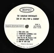 LP - Canadian Sweethearts - Side By Side / Pop & Country - Mono