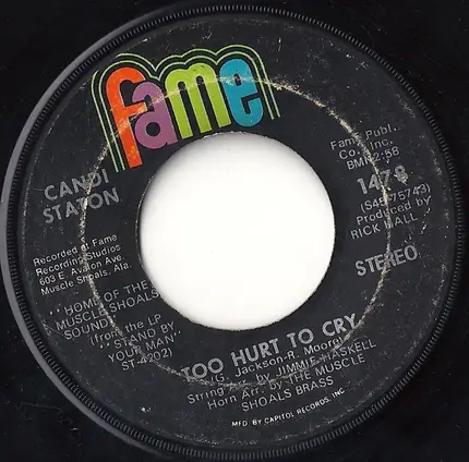 Candi Staton - Too Hurt To Cry / Mr. And Mrs. Untrue