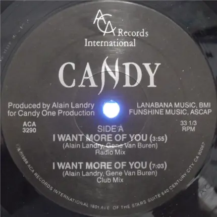 Candy - I Want More Of You