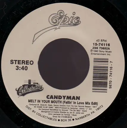 Candyman - Knockin' Boots / Melt In Your Mouth