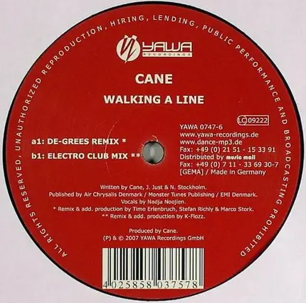 CANE - Walking A Line