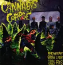 LP - Cannabis Corpse - Beneath Grow Lights Thou Shalt Rise - Black in blue Vinyl, Ltd Ed, Insert