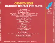 CD - Canned Heat - One Step Behind The Blues