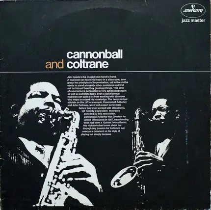 Cannonball Adderley & John Coltrane - Cannonball and Coltrane