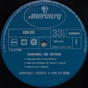 LP - Cannonball Adderley & John Coltrane - Cannonball And Coltrane