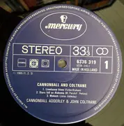 LP - Cannonball Adderley & John Coltrane - Cannonball And Coltrane