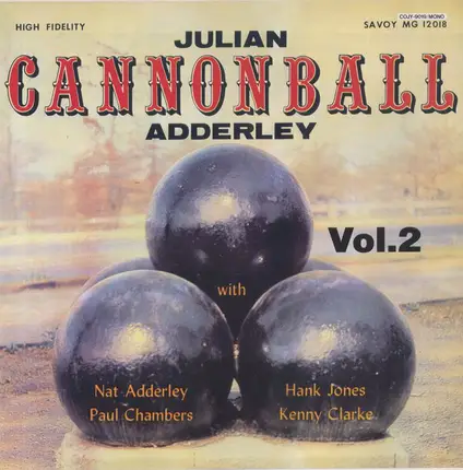 Julian Cannonball Adderley - Presenting Cannonball Vol. 2