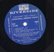 LP - Cannonball Adderley Quartet - Cannonball Takes Charge