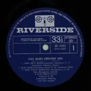 LP - Cannonball Adderley, Thelonious Monk, Wes Montgomery, a.o. - Jazz Blues: Greatest Hits - Obi