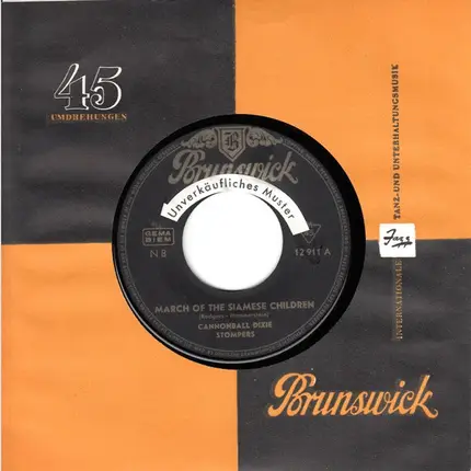 Cannonball Dixie Stompers - March Of The Siamese Children