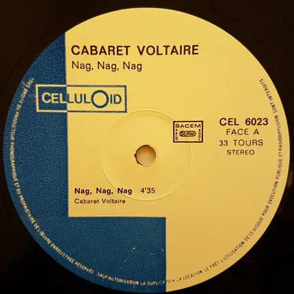 Cabaret Voltaire - Nag Nag Nag