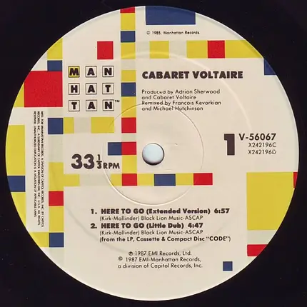Cabaret Voltaire - Here To Go