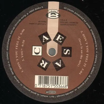 Caesar - Don't You Feel It / You