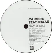 Cajmere Feat. Dajaé - Say U Will