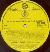 LP - Calum Kennedy - Live At The Rangers Social Club, Glasgow