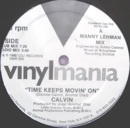 Calvin - Time Keeps Movin' On