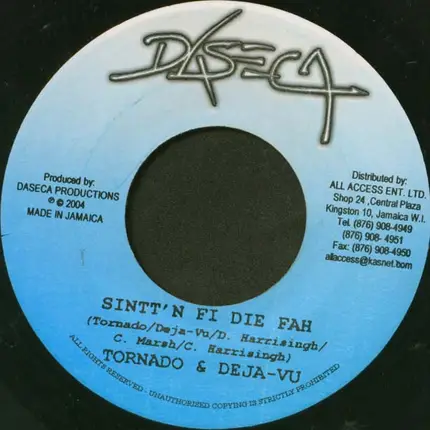 Calico & Ce'cile / Tornado & Dejavue - Feeling You / Sintt'n Fi Die Fah