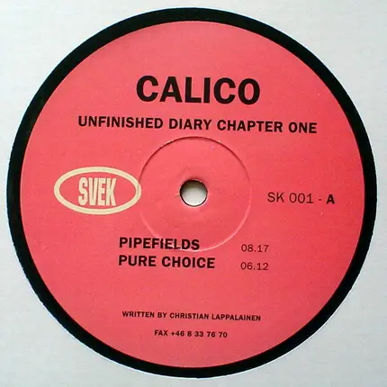 Calico - Unfinished Diary Chapter One