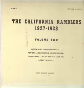 California Ramblers - Volume Two 1927-1928
