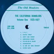 LP - The California Ramblers - 1925-1927 Volume One - Translucent Green