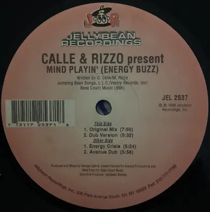 Calle & Rizzo - Mind Playin' (Energy Buzz)