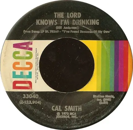 Cal Smith - The Lord Knows I'm Drinking