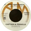7inch Vinyl Single - Captain And Tennille - Can't Stop Dancin'