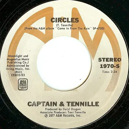 Captain And Tennille - Circles