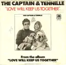 7inch Vinyl Single - Captain And Tennille - Love Will Keep Us Together / Gentle Stranger