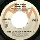 7inch Vinyl Single - Captain And Tennille - Por Amor Viviremos = Love Will Keep Us Together