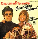 7inch Vinyl Single - Captain And Tennille - Can't Stop Dancin'