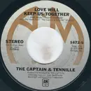 7inch Vinyl Single - Captain And Tennille - Love Will Keep Us Together - Monarch Pressing
