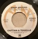 7inch Vinyl Single - Captain And Tennille - Shop Around - Monarch Pressing