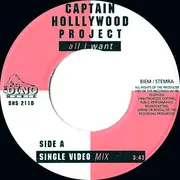 7inch Vinyl Single - Captain Hollywood Project - All I Want